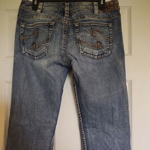 Silver bootcut jeans